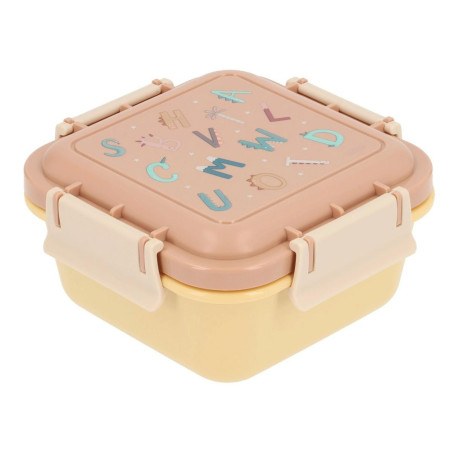 Φαγητοδοχείο με καπάκι ασφαλείας Funny Letters - Tutete