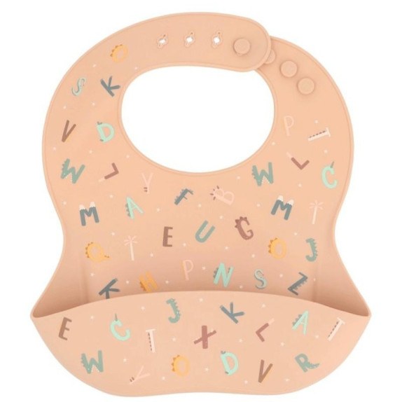 Σαλιάρα Σιλικόνης Funny Letters - Tutete