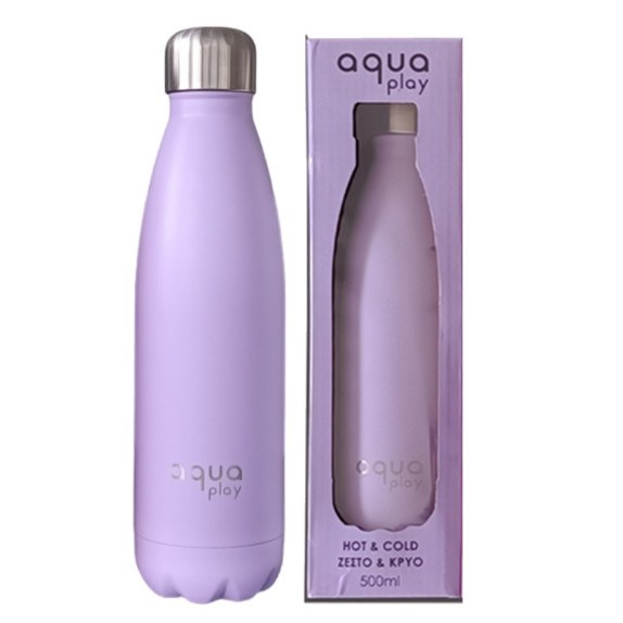 Μπουκάλι Θερμός 500 ml AquaPlay Λιλά