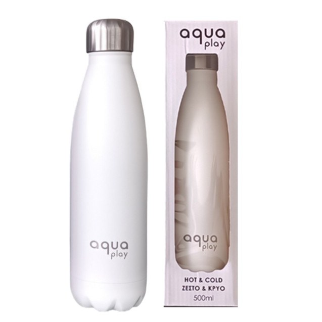 Μπουκάλι Θερμός 500 ml AquaPlay Λευκό