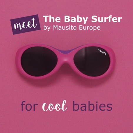Γυαλιά Ηλίου για Παιδιά 0-18 μηνών Ροζ Σκούρο Μπλε Baby Surfer Mausito