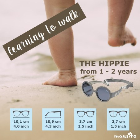 Γυαλιά Ηλίου για Παιδιά 6-24 μηνών Σκούρο Μπλε The Hippie Mausito