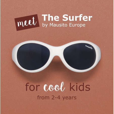 Γυαλιά Ηλίου για Παιδιά 2-4 ετών Λευκό-Ροδακινί The Surfer Mausito