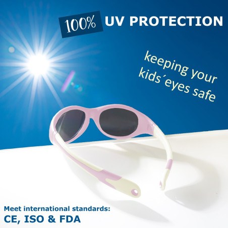 Γυαλιά Ηλίου για Παιδιά 2-4 ετών Ροζ The Surfer Mausito