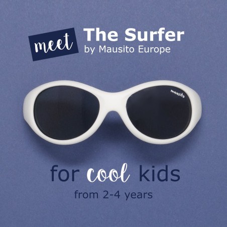 Γυαλιά Ηλίου για Παιδιά 2-4 ετών Λευκό - Σκούρο Μπλε The Surfer Mausito