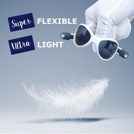 Γυαλιά Ηλίου για Παιδιά 2-4 ετών Λευκό - Σκούρο Μπλε The Surfer Mausito