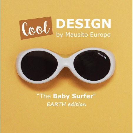 Γυαλιά Ηλίου για Παιδιά 0-18 μηνών Λευκό - Πορτοκαλί Baby Surfer Earth Mausito