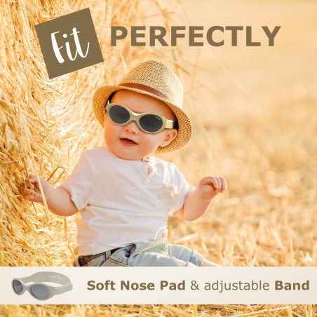 Γυαλιά Ηλίου για Παιδιά 0-18 μηνών Εκρού Baby Surfer Earth Mausito