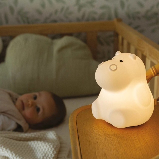 Φωτιστικό Σιλικόνης 15 cm Ιπποπόταμος με...