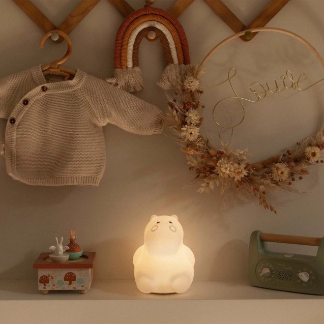 Φωτιστικό Σιλικόνης 15 cm Ιπποπόταμος με...