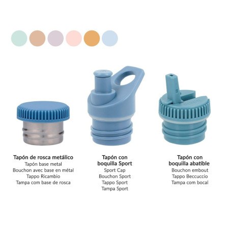 Πώμα για Παγούρι Sport Σκούρο Μπλε Tutete