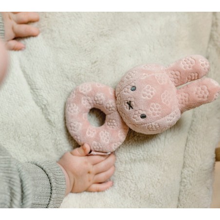 Λούτρινο Aπό Bελουτέ Ύφασμα 20cm Πράσινο Miffy Flowers