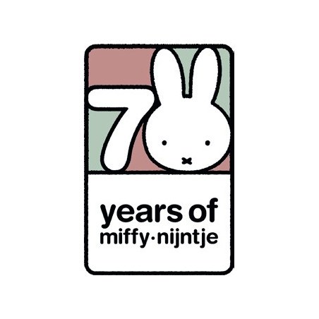 Κουδουνίστρα Από Βελουτέ Ύφασμα Ροζ Miffy Flowers