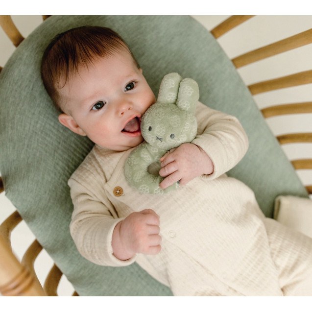 Κουδουνίστρα Από Βελουτέ Ύφασμα Πράσινο Miffy...