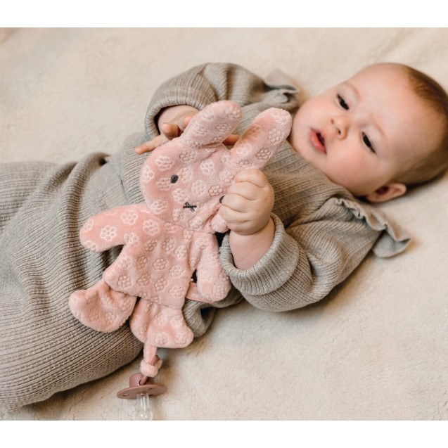 Πανάκι Παρηγοριάς Ροζ Miffy Flowers