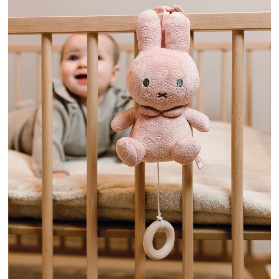 Κρεμαστό Μουσικό Κουτί Ροζ Miffy Flowers