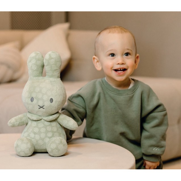 Λούτρινο Από Βελουτέ Ύφασμα 30cm Πράσινο Miffy...