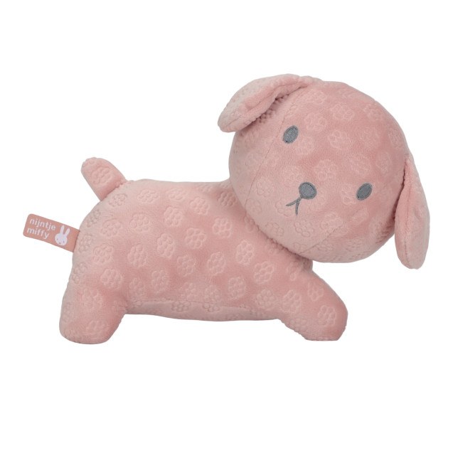 Λούτρινο Σκυλάκι Από Βελουτέ Ύφασμα 25cm Ροζ...