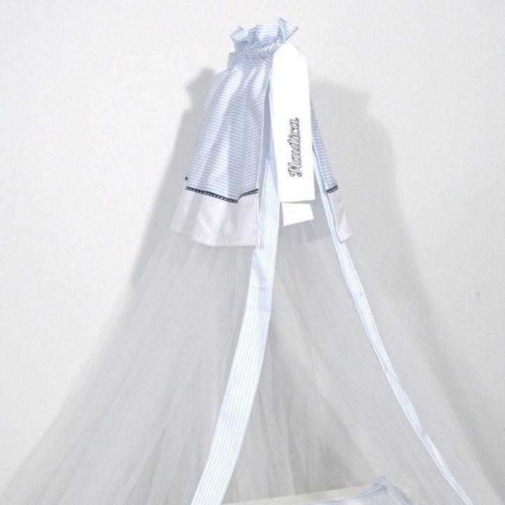 Nautica Κουνουπιέρα 180x500 cm Design 901 Σιέλ-Ριγέ