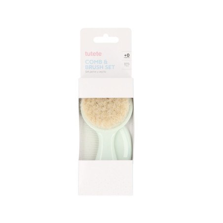 Σετ Βουρτσάκι και Χτενάκι - Μέντα - Tutete