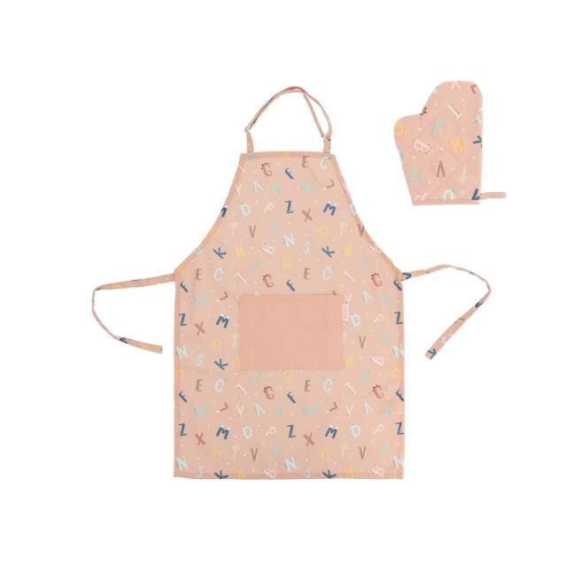 Σετ Ποδιά και Γάντι Funny Letters - Tutete