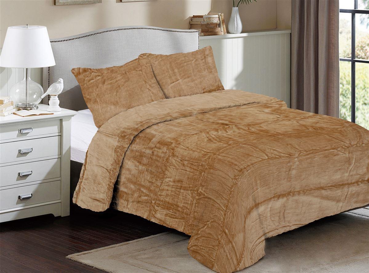 Dimcol - ΣΗΜΑΝΤΙΚΟ: Σε περίπτωση διαφοράς τιμής από το κατάστημα ισχύει παντα και μόνο η τιμή του καταστήματος Κουβέρτα Fleece Μονή Dimcol Solid 02 160x220 Beige