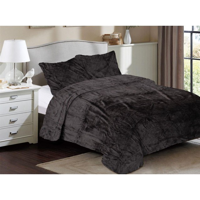 Κουβέρτα Fleece Μονή Dimcol Solid 08 160x220...