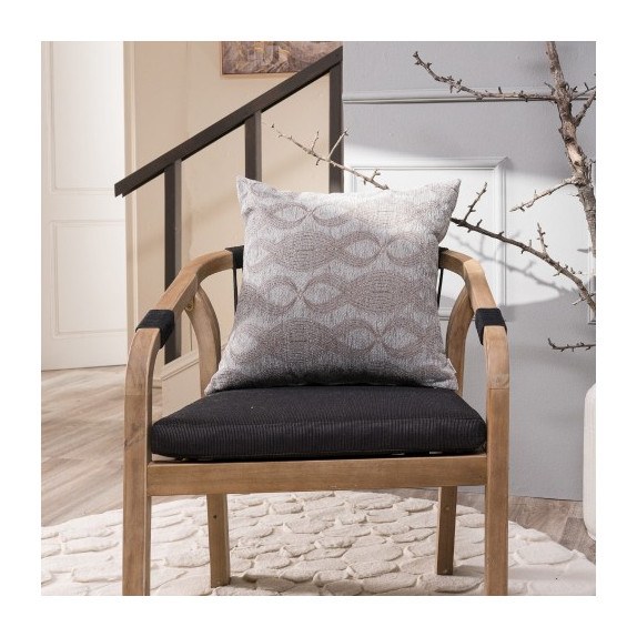 Μαξιλαροθήκη Teoran Garland 11 - 50x50 με γέμιση