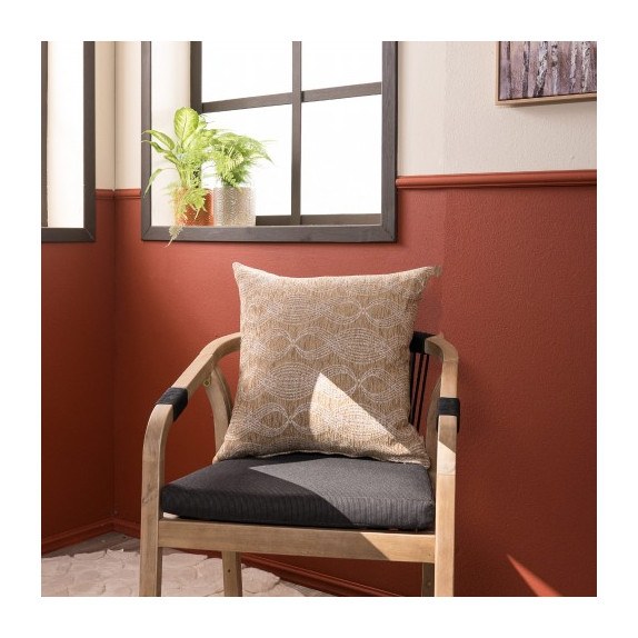 Μαξιλαροθήκη Teoran Garland 08 - 65x65 δαπέδου με γέμιση