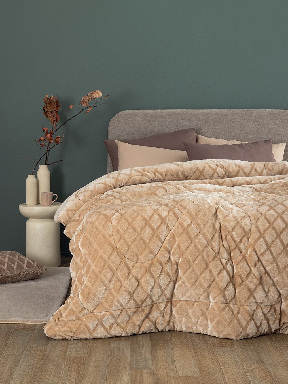 Palamaiki - ΣΗΜΑΝΤΙΚΟ: Σε περίπτωση διαφοράς τιμής από το κατάστημα ισχύει παντα και μόνο η τιμή του καταστήματος Κουβερτοπάπλωμα Μονό με Γούνα Sherpa Palamaiki Nadine/5