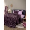 Κουβερτοπάπλωμα Υπέρδιπλο με Γούνα Palamaiki Juno Purple 220x240