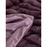 Κουβερτοπάπλωμα Υπέρδιπλο με Γούνα Palamaiki Juno Purple 220x240