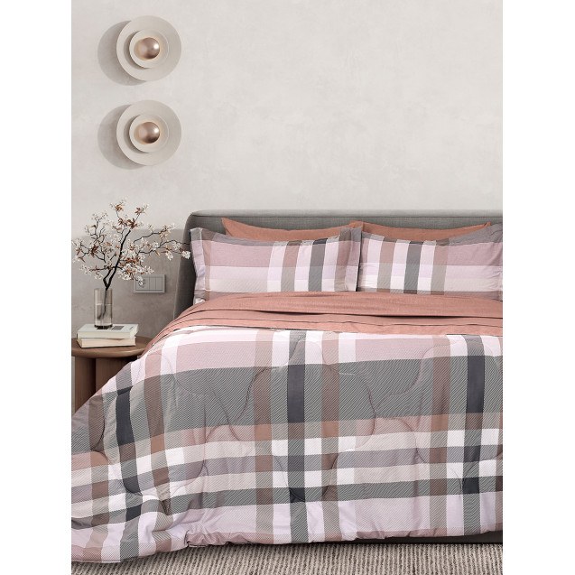 Σετ Πάπλωμα & Σεντόνια Υπέρδιπλα 5 Τεμαχίων...