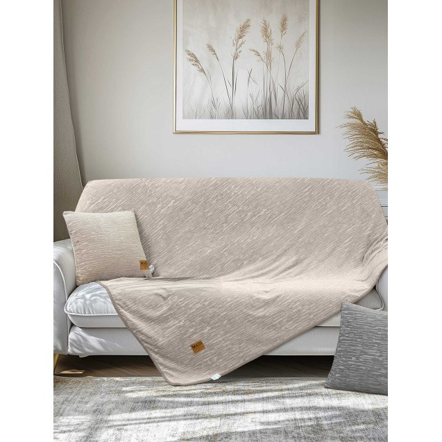 Ριχτάρι Τριθέσιου Madi Veritas Μπεζ 180x300