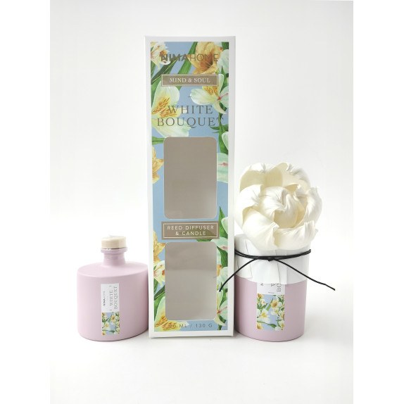 Σετ Αρωματικό Χώρου με Στικ 70ml & Αρωματικό Κερί 130gr...