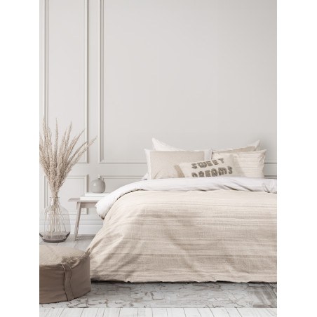 Σετ Σεντόνια Διπλά 4 Τεμαχίων Φανελένια Nima Venity 220x260