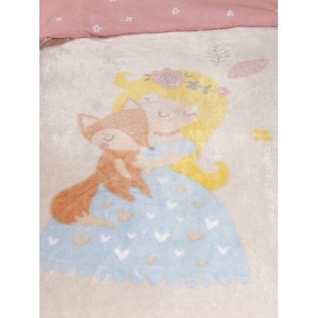 Παιδική Κουβέρτα Βελουτέ Μονή Nima Forest Fairy 160x220