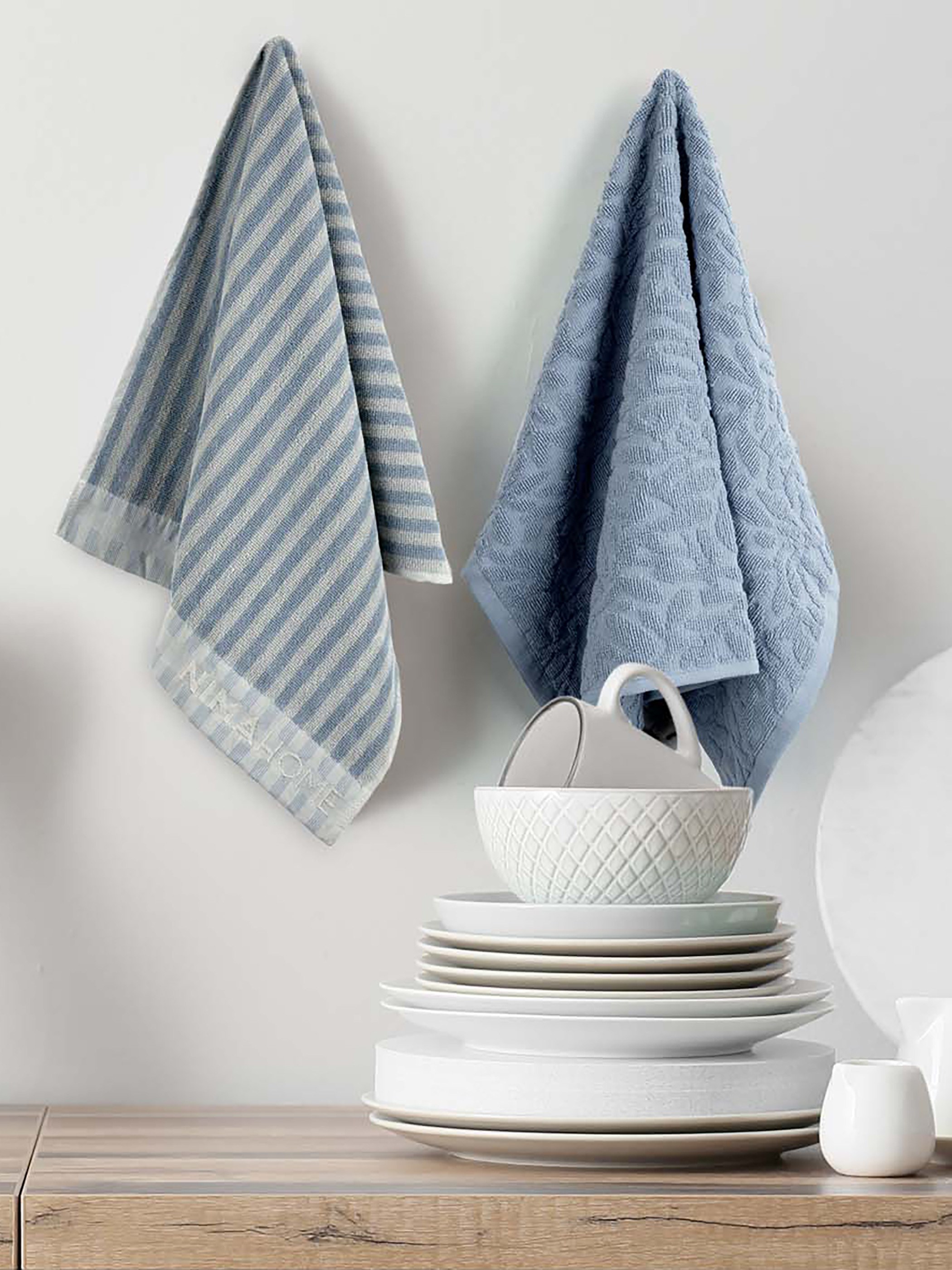 Σετ Πετσέτες Κουζίνας 2 Τεμαχίων Nima Eliora 40x60