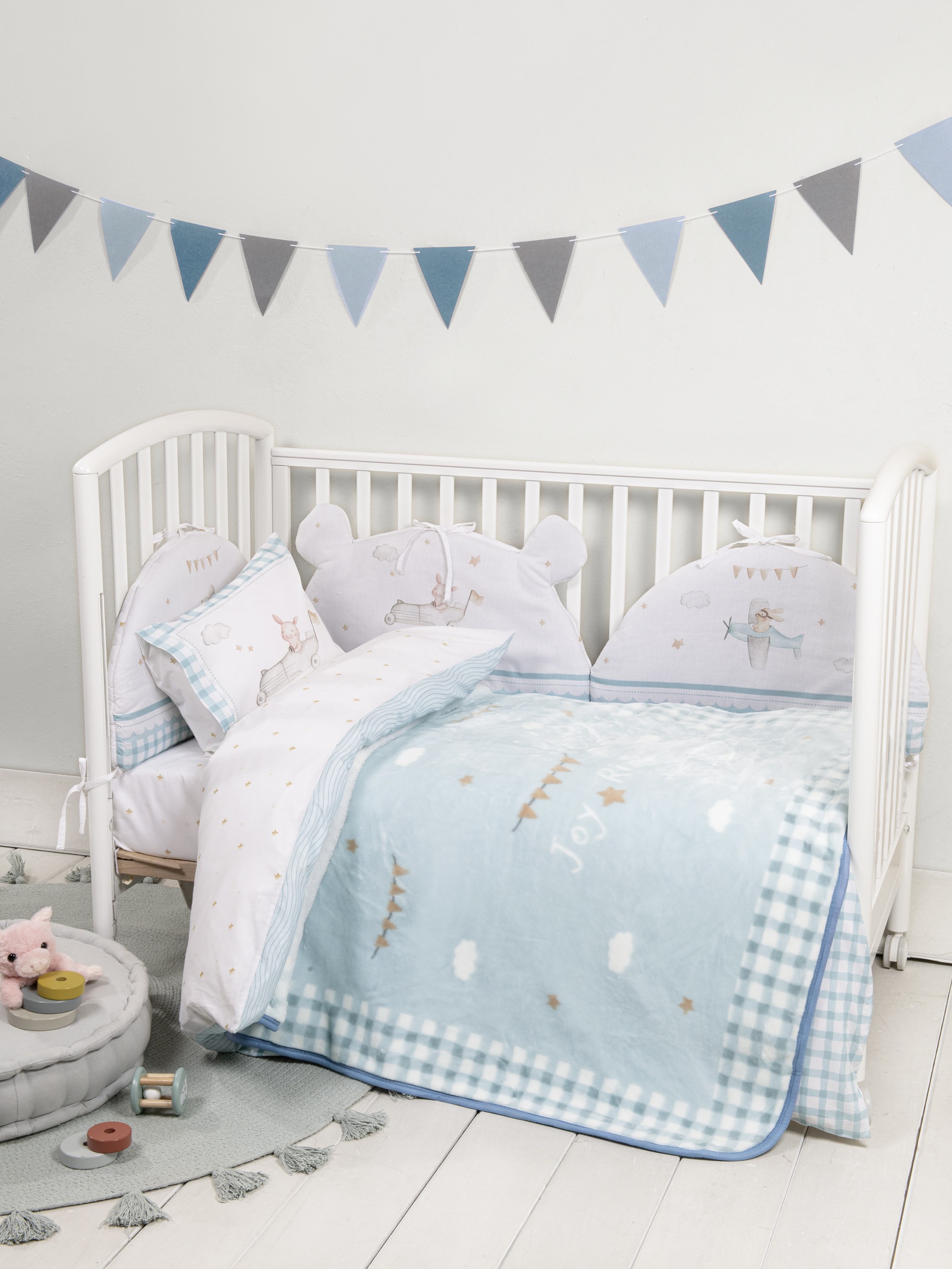 Κουβέρτα Βελουτέ Κούνιας Nima Joy Ride 110x140