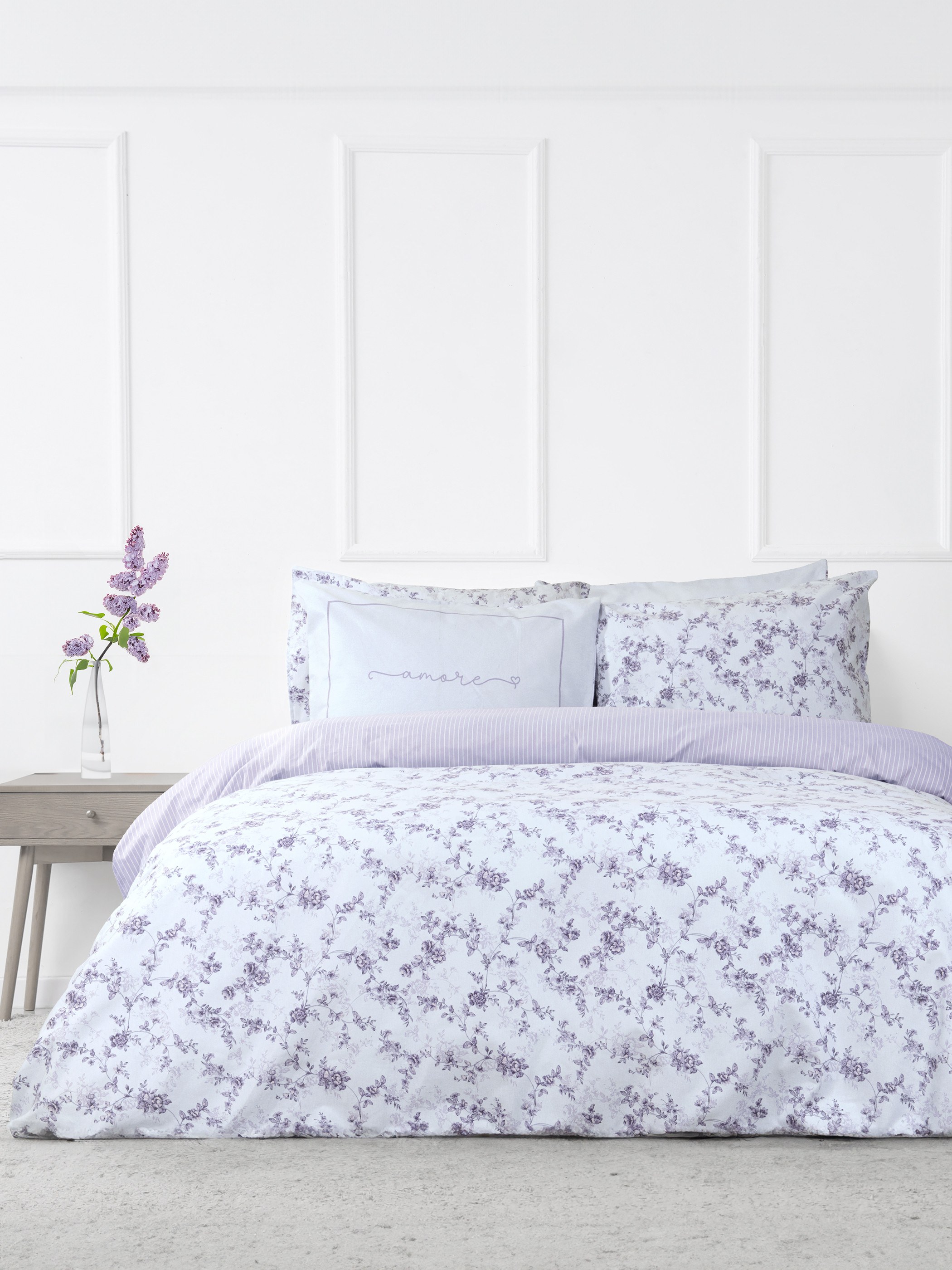 Σετ Παπλωματοθήκη Μονή 2 Τεμαχίων Nima Merlin 160x240