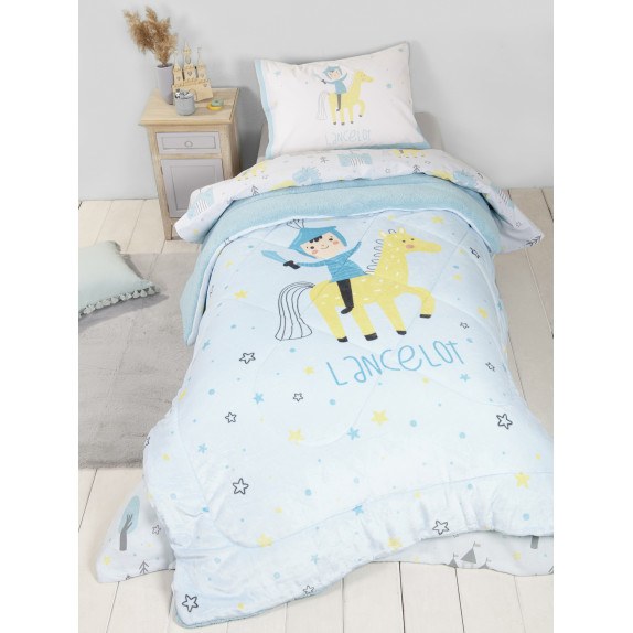 Παιδικό Κουβερτοπάπλωμα Μονό Nima Lancelot 160x220