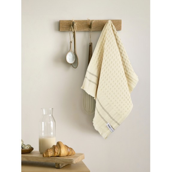Πετσέτα Κουζίνας Nima Waffle Light Beige 40x60