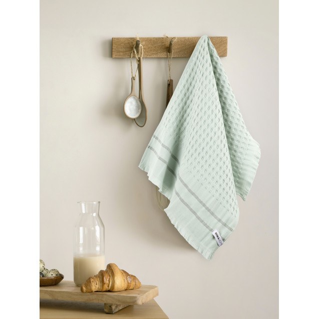 Πετσέτα Κουζίνας Nima Waffle Mint 40x60