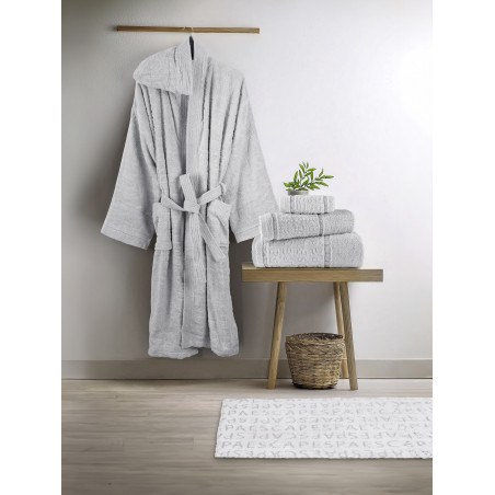 Μπουρνούζι Nima με κουκούλα Spa Medium