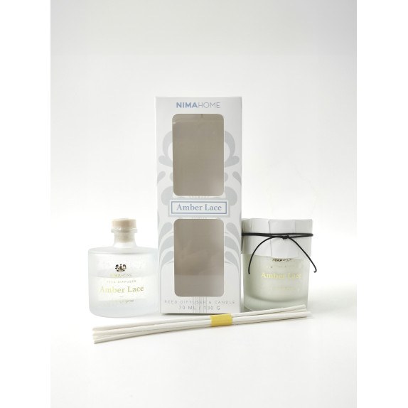 Σετ Αρωματικό Χώρου με Στικ 70ml & Αρωματικό Κερί 130gr...