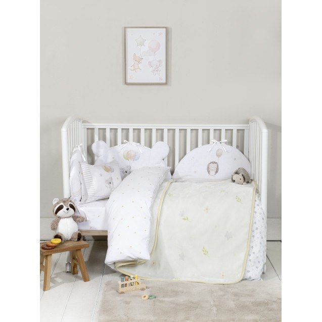 Κουβέρτα Βελουτέ Κούνιας Nima Jouer 110x140