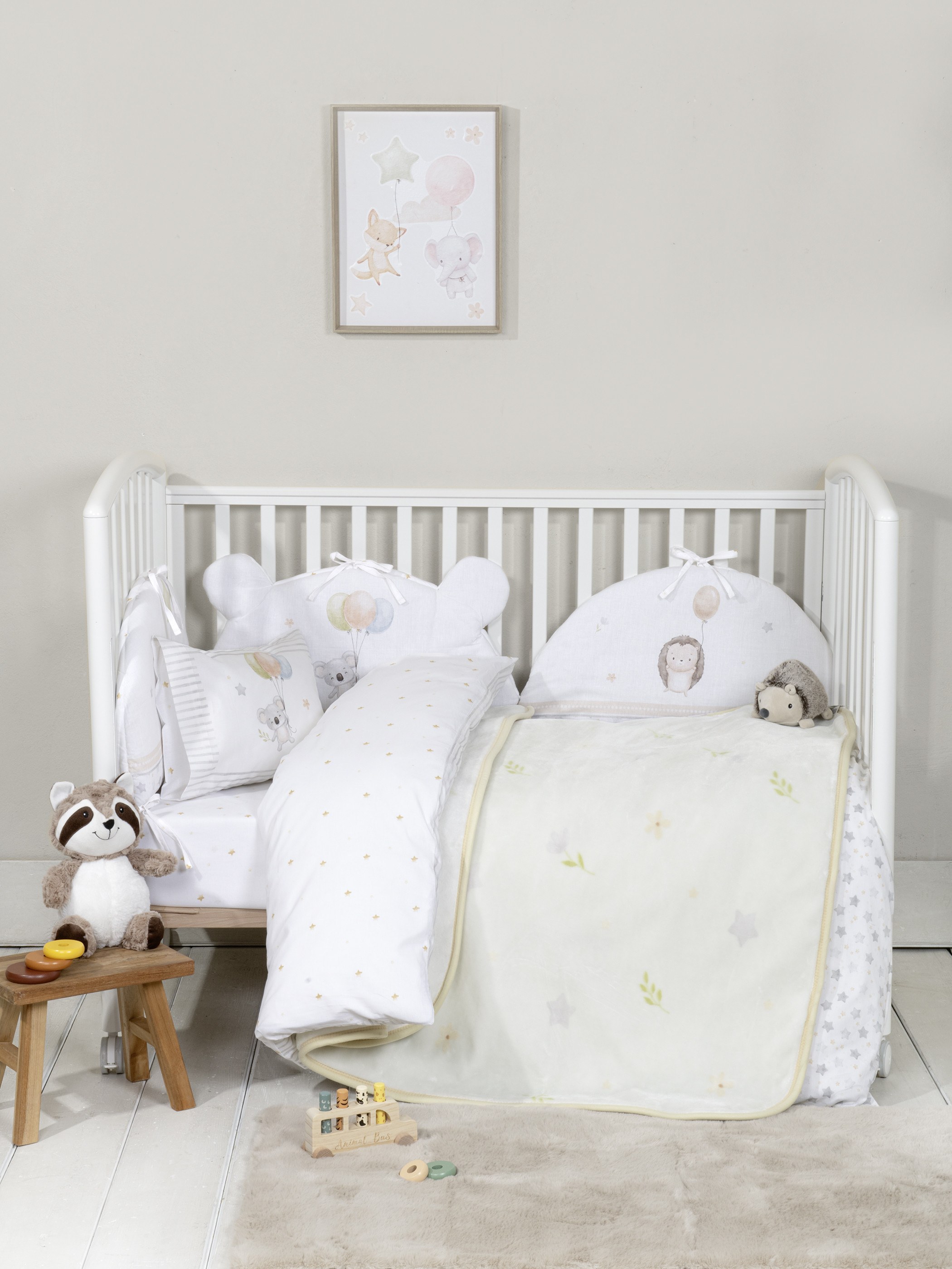 Κουβέρτα Βελουτέ Κούνιας Nima Jouer 110x140