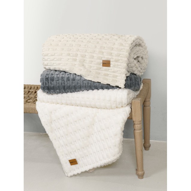 Κουβέρτα Υπέρδιπλη Nima Savara Light Beige 220x240