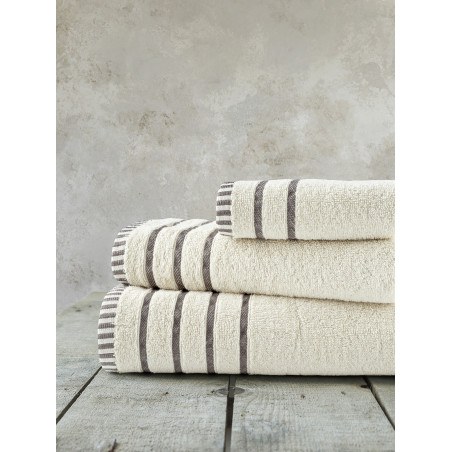 Σετ Πετσέτες 3 Τεμαχίων Nima Fellow Beige 30x50+50x90+70x140