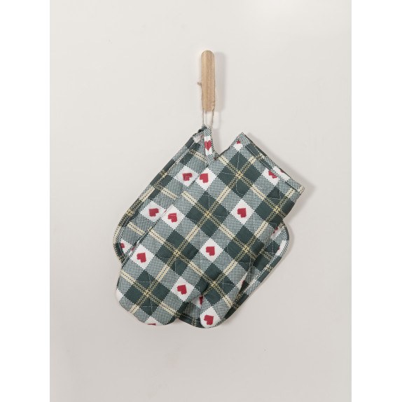 Σετ Γάντι και Πιάστρα Κουζίνας Nima Christmas Love